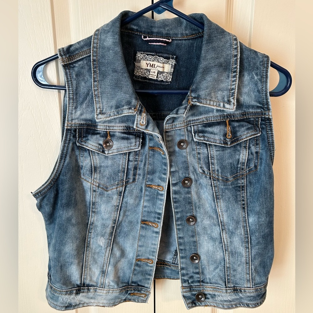 YMI Jeans Distressed Vest